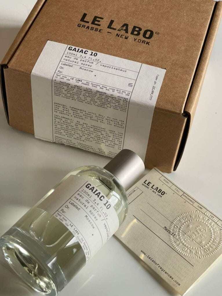 LE LABO GAIAC 10 PERFUME EDP 100ML BTEGA